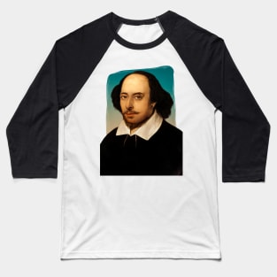 Famous Playwright William Shakespeare illustration Baseball T-Shirt